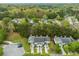 Aerial view of a neighborhood with mature trees and well-maintained homes at 3795 Soapstone Rd, Decatur, GA 30034