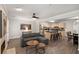 Inviting living space with a large sectional sofa, open to the kitchen and dining area, perfect for entertaining and relaxation at 3795 Soapstone Rd, Decatur, GA 30034