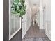 Inviting entry hallway with decorative wreath and view of living space at 515 Vandenburg Dr, Villa Rica, GA 30180