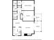 Floor plan of the home showcasing the layout of the bedrooms, living room, kitchen, and dining area at 703 Gettysburg Pl, Atlanta, GA 30350