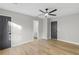 Bedroom with ceiling fan and en suite bathroom at 175 Cypress Dr, Covington, GA 30016