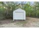 Exterior view of the shed, showing ample storage space in the backyard at 175 Cypress Dr, Covington, GA 30016