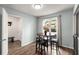 Cozy breakfast nook featuring hardwood floors and backyard views at 3228 Clairmont North Ne # 3228-A, Brookhaven, GA 30329