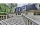 Outdoor deck and exterior view of backyard at 6413 Swift Creek Dr, Lithonia, GA 30058