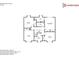 Upstairs floor plan featuring 3 bedrooms, 2 baths and an office at 6413 Swift Creek Dr, Lithonia, GA 30058
