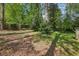 Spacious backyard with mature trees, offering shade and privacy at 1015 S Candler St, Decatur, GA 30030