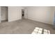 Bedroom with carpeted floors, a window, and a door to the walk-in closet at 2881 Terra View Sw Dr, Lilburn, GA 30047