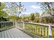 View from back deck overlooking a well-maintained yard and lush landscaping at 531 Roy Sw St, Atlanta, GA 30310