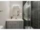 Bathroom features large shower, updated vanity, and modern lighting at 531 Roy Sw St, Atlanta, GA 30310