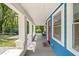 Inviting covered porch with classic columns, ideal for relaxing and enjoying the outdoors at 531 Roy Sw St, Atlanta, GA 30310