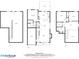 Detailed floor plan showing layout of a three-story home with basement at 131 Magazine St, Dallas, GA 30157
