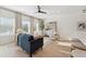 Inviting living space with a stylish sofa, contemporary decor, and hardwood floors at 432 Carrera Ln, Acworth, GA 30102