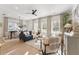 Bright, open-concept living room with modern furnishings and plenty of natural light at 432 Carrera Ln, Acworth, GA 30102