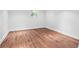 Finished basement with wood-look floors and neutral color palette, ready for your personalization at 629 Concord Sw Rd, Smyrna, GA 30082