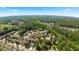 An elevated view of a residential area surrounded by lush greenery and blue skies at 265 Lily Cove Dr, Loganville, GA 30052