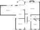 An architectural floor plan of the house's first floor at 265 Lily Cove Dr, Loganville, GA 30052