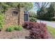 Beautiful Stone Gate entrance with lush landscaping welcomes you to this stunning neighborhood at 2740 Stonehill Way, Cumming, GA 30041