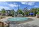 Community splashpad offers a fun and refreshing recreational space for residents to enjoy during warmer days at 6425 Bellmoore Park Ln, Johns Creek, GA 30097