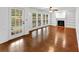 Spacious living room with fireplace and hardwood flooring at 1960 Barnes Mill Rd, Marietta, GA 30062