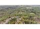 Aerial view of a residential neighborhood with tree-lined streets, showcasing the community's pool and tennis amenities at 107 Grand Ave, Suwanee, GA 30024