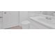 Clean bathroom featuring a white vanity and toilet at 1075 Peachtree Ne Walk # A421, Atlanta, GA 30309