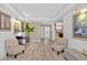 Elegant lobby with comfortable seating, stylish decor, and a plant, providing a welcoming entrance at 1075 Peachtree Ne Walk # A421, Atlanta, GA 30309