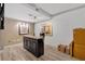 Modern reception area with a stylish desk and comfortable seating, creating a welcoming atmosphere at 1075 Peachtree Ne Walk # A421, Atlanta, GA 30309