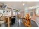 Unfinished basement featuring concrete flooring, windows, and overhead ductwork at 298 Birch St, Atlanta, GA 30354