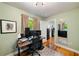 Bedroom features hardwood floors, natural light, and ample storage at 298 Birch St, Atlanta, GA 30354