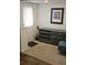 Finished basement with an outdoor exit and decorative furniture at 2912 Pathview Ln, Marietta, GA 30062