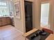 Open concept kitchen with stainless steel appliances and a combined washer/dryer unit at 301 10Th Ne St # 3, Atlanta, GA 30309