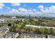 Elevated view shows a beautiful townhome community near the city at 3501 Chattahoochee Summit Se Ln, Atlanta, GA 30339
