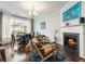 Spacious living room with fireplace, hardwood floors, and natural light at 3501 Chattahoochee Summit Se Ln, Atlanta, GA 30339