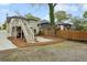 Large backyard with a wooden deck and ample space for outdoor activities at 878 Dill Sw Ave, Atlanta, GA 30310
