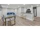 Spacious finished basement with dining area, seating area, and modern finishes at 878 Dill Sw Ave, Atlanta, GA 30310