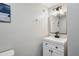 Modern bathroom with vanity and framed art print at 878 Dill Sw Ave, Atlanta, GA 30310