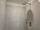 Modern bathroom shower with tiled walls and rainfall shower head at 1594 Sungrown Way, Mcdonough, GA 30253