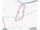 Detailed property map outlining the parcel boundaries and dimensions on Carrie Farm Rd at 2965 Carrie Farm Nw Rd, Kennesaw, GA 30144