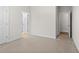 Bright and airy bedroom features neutral walls and carpet at 625 Skytop Dr, Cumming, GA 30040