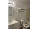 Clean bathroom with white fixtures, vanity, and shower-tub combination at 2704 Cumberland Se Ct # 27, Smyrna, GA 30080
