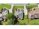A bird's-eye view of the home's backyard and driveway at 6252 Fernstone Trl, Acworth, GA 30101
