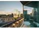 Balcony with city skyline views at 3324 Peachtree Ne Rd # 1518, Atlanta, GA 30326