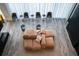 Modern lobby with stylish lounge furniture, tables, and chairs, illuminated by natural light from large curtained windows at 3324 Peachtree Ne Rd # 1518, Atlanta, GA 30326