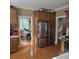 Bright kitchen featuring stainless steel refrigerator, ample cabinet space, and hardwood floors at 278 Mission Oak Se Dr, Grayson, GA 30017