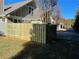 Exterior view of a well-maintained backyard with a wooden fence at 278 Mission Oak Se Dr, Grayson, GA 30017