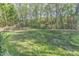 Spacious backyard featuring a lush lawn and wooded perimeter at 3211 Thompson Mill Rd, Buford, GA 30519