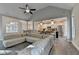 Spacious open-concept design connects the living area to the kitchen, promoting a seamless flow at 3211 Thompson Mill Rd, Buford, GA 30519