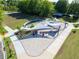 Aerial view of an outdoor seating area and green space at 1021 Magnolia Se Dr, Smyrna, GA 30082