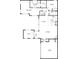 Detailed floor plan showing layout of primary bedroom, kitchen, living room, and garage at 307 Jessica Way, Canton, GA 30114