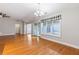 Hardwood floors and natural light fill this spacious living room at 307 Jessica Way, Canton, GA 30114